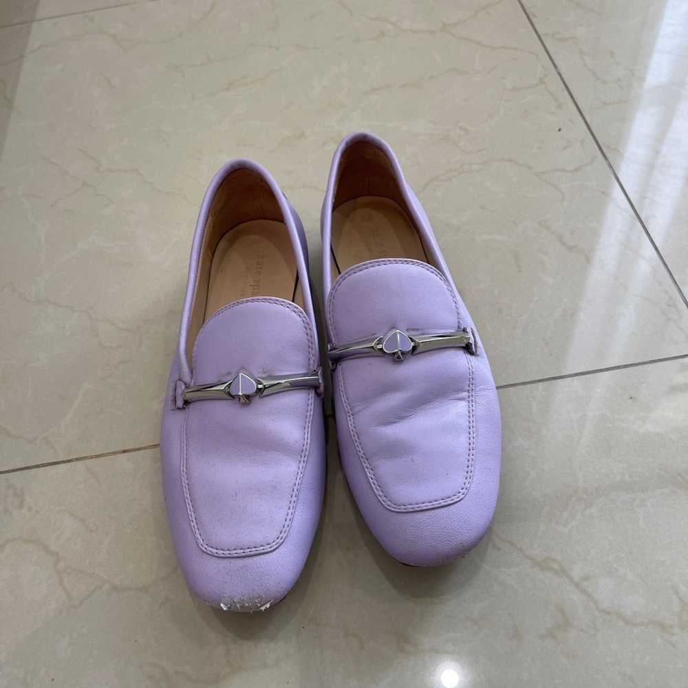 Kate spade lavender leather women’s flats